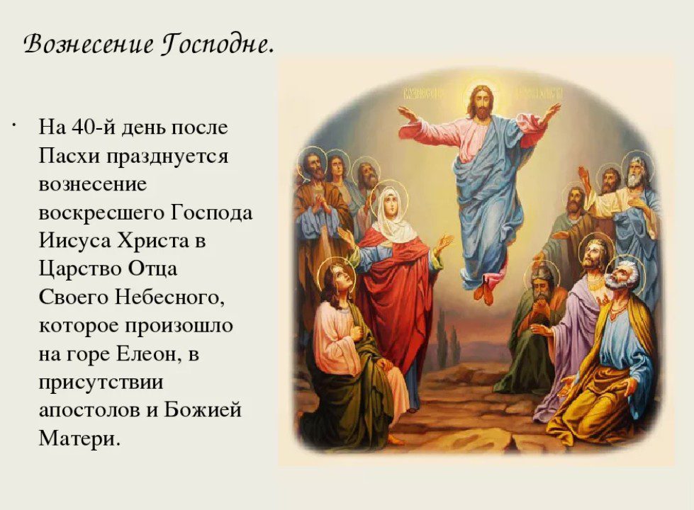 Когда Вознесение Господне в 2022 году в России
